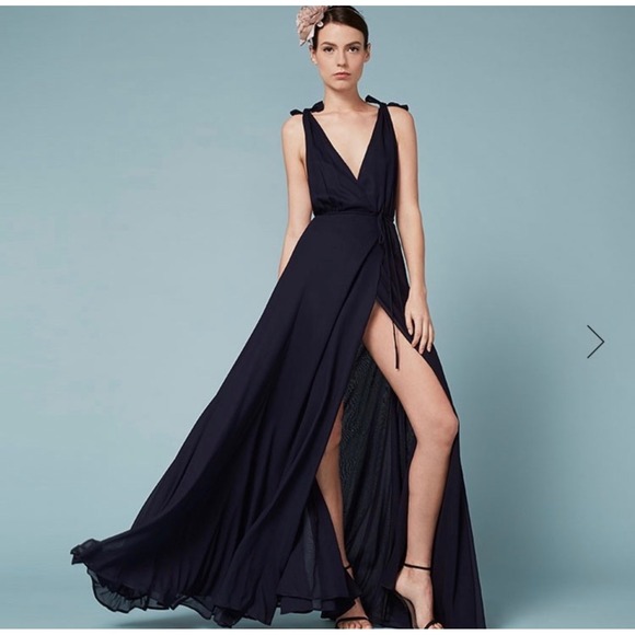 Reformation Dresses & Skirts - NWT Reformation Romanica Dress -MIDNIGHT BLUEsize 2